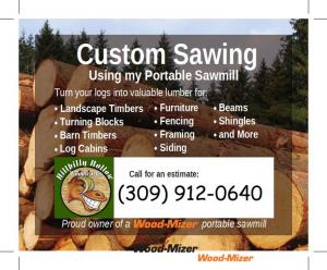 Click to enlarge image  -  CUSTOM SAWMILL SERVICE - 