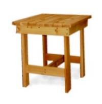 Click to enlarge image <B>SQUARE SIDE TABLE 20"</B> - <B> A POPULAR AND VERSATILE SIDE TABLE</B>