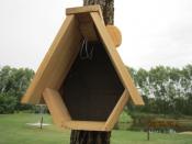 Click to enlarge image <B>BEAR BIRDHOUSE</B> - <B>A WOODLAND CREATURE WITH RUSTIC STYLE</B>