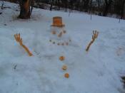 Click to enlarge image <B>SNOWMAN KIT</B> - </B>JUST ADD SNOW FOR A "COOL LOOKING SNOWMAN"</B>