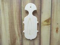 Click to enlarge image <B>SMALL PLAQUE STYLE PADDLE</B> - <B>READY TO DECORATE FOR THAT PERFECT MASTERPIECE</B>
