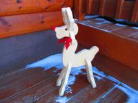 Click to enlarge image <B>PINE PULL-A-PART DEER</B> - <B>A FINISH YOURSELF PROJECT</B>